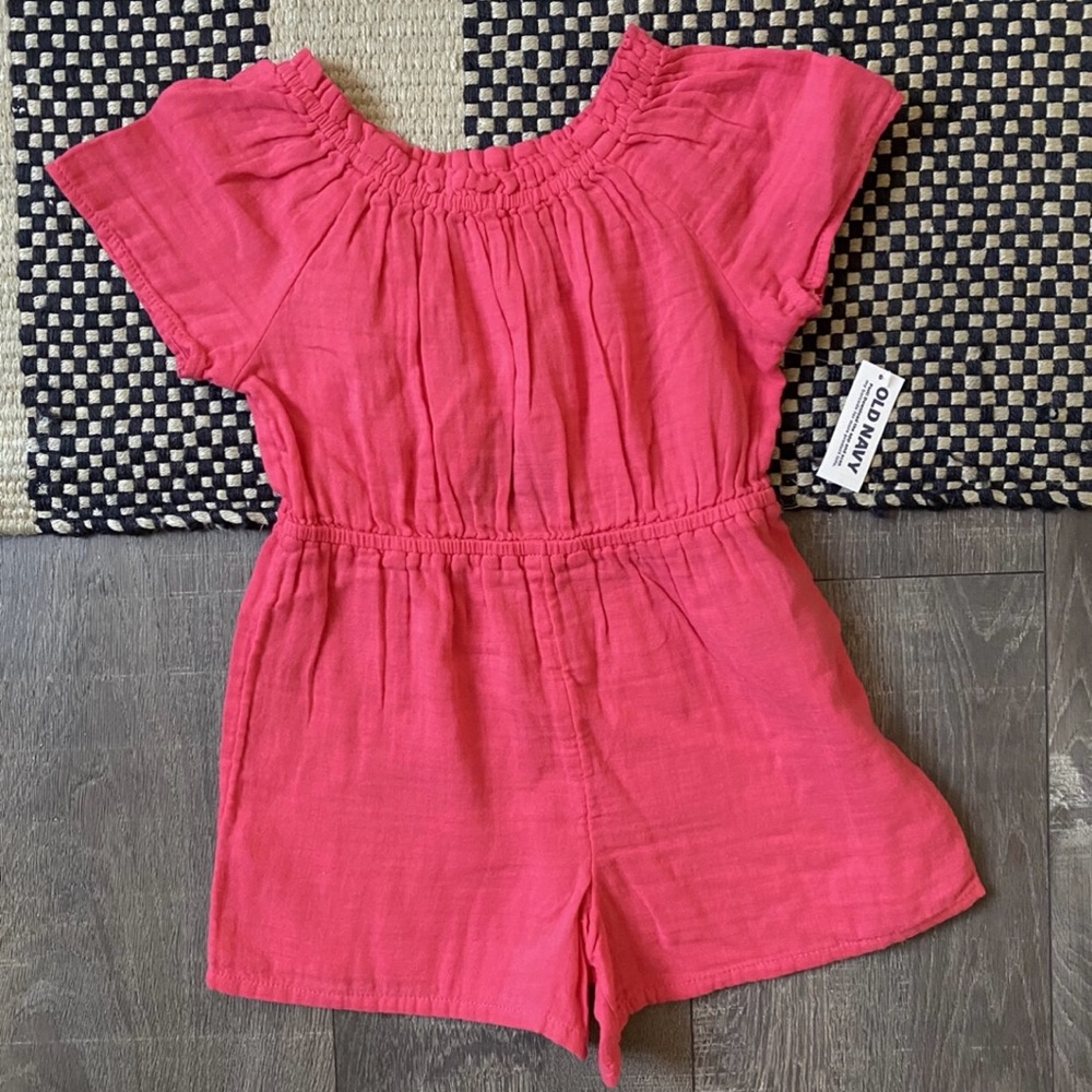 Old navy coral romper